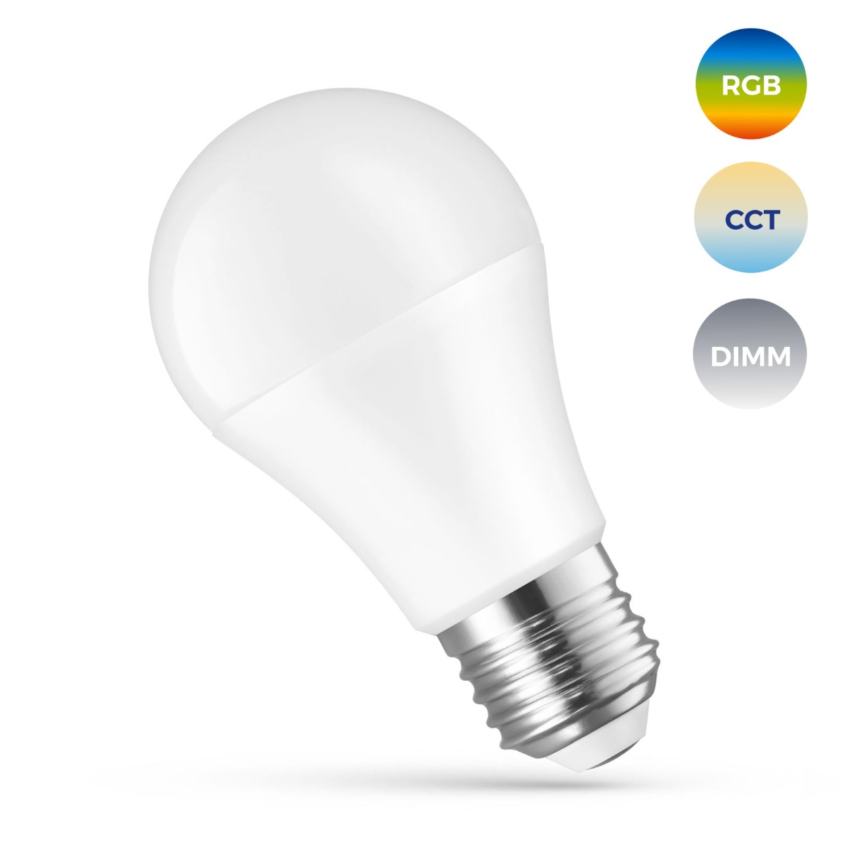 E27 Smart lamp 13W A60 RGBW+CCT+DIM Wi-Fi 
