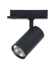 3-Fase LED Railspot 30W | CCT 3000K-4000K-6000K | CRI90 | 24° | Ø80 mm | Zwart