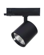 3-Fase LED Railspot 30W | CCT 3000K-4000K-6000K | CRI90 | 24° | Ø97 mm | Zwart