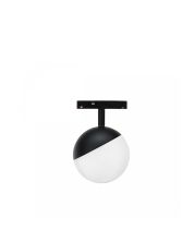 LED bolarmatuur voor rail 10W K3000/K4000 48V Zwart