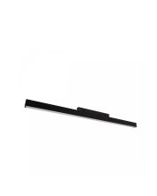 Langwerpig LED railarmatuur 18W CCT 48V 602 mm dimbaar Zwart