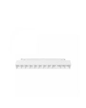 LED rasterarmatuur voor rail 12W CCT 48V 220 mm Wit