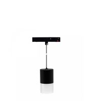 LED hanglamp voor rail 7W K4000 48V Ø55 mm Zwart