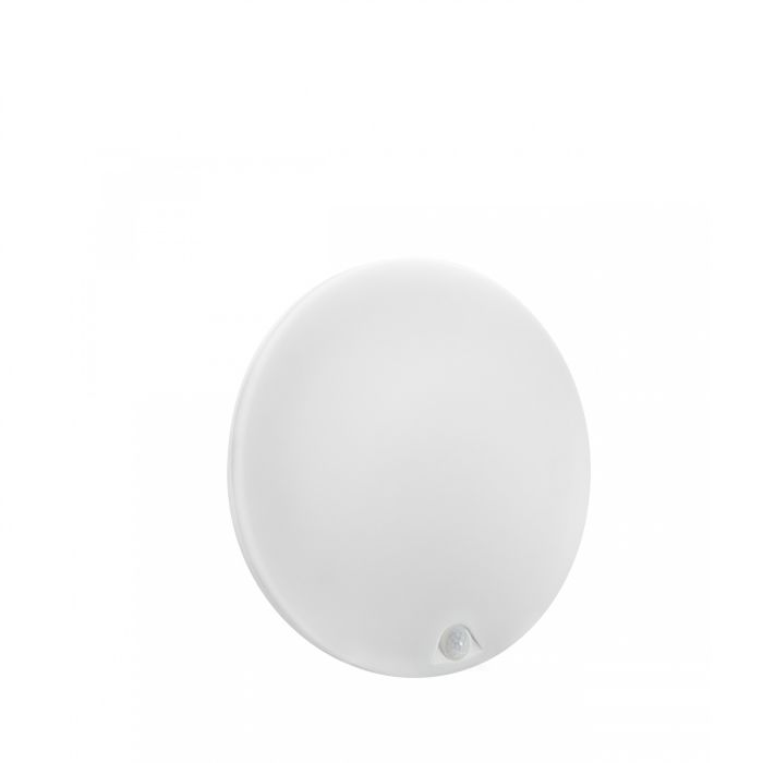 LED-plafondlamp rond 18W K4000 wit IP54 met bewegingssensor