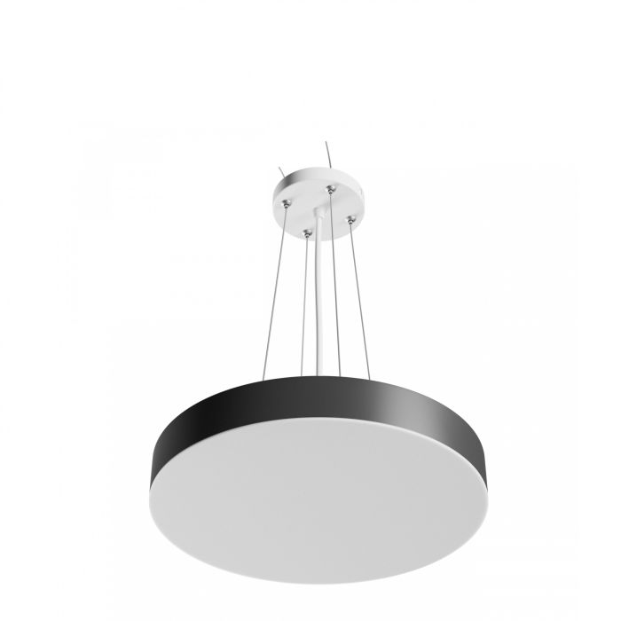 LED-plafondlamp rond 24W CCT zwart IP20