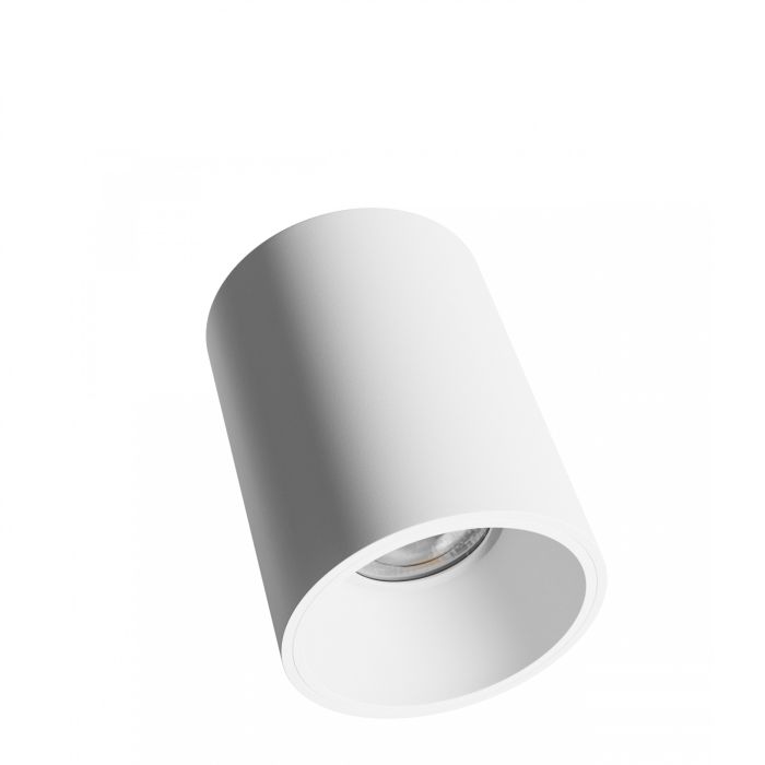 LED-opbouwspot rond 10W 4000K IP44 UGR<19 Ø75×100 mm – wit