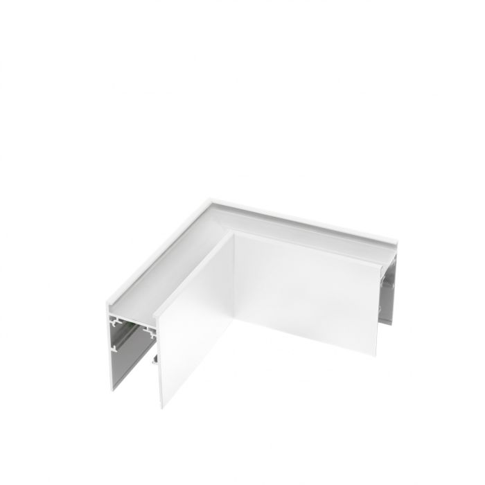 L-hoekkoppeling 48V Wit