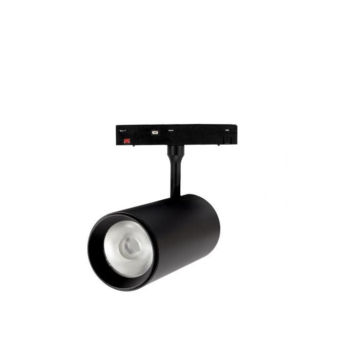 LED railspot 20W K4000 48V Zwart