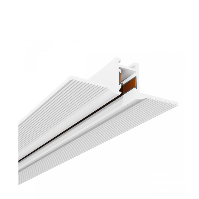 Randloze inbouwrail 48V 1 meter Wit