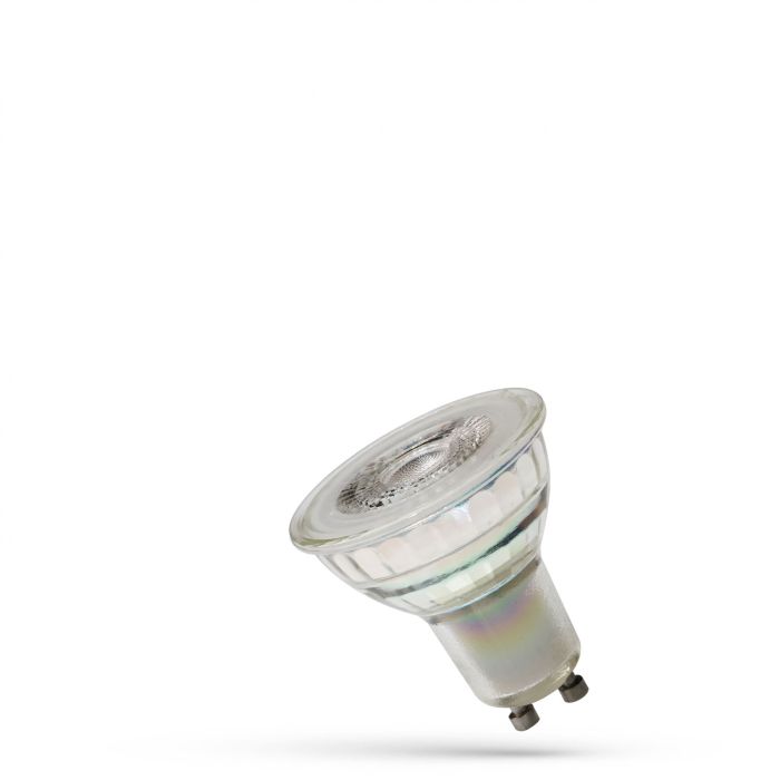 LED GU10 spot 3,5W K3000 warmwit 315lm 38° met glazen lens