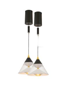 LED Hanglamp Ø15 cm met Handbewegingssensor | 29W | 5100 Lumen | CRI90 | Zwart