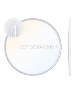 LED Opbouwpaneel Rond Ø60 cm | 40W | CCT Dimbaar | 3000K-6000K | CRI90 | Afstandsbediening