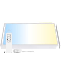 LED Paneel 120x60 cm | 60W | CCT Dimbaar | 3000K-6000K | CRI90 | Afstandsbediening