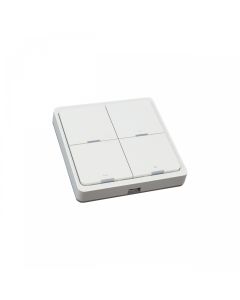 Smart wandschakelaar 4-voudig CCT dimbaar Easy Smart – 81×81×13 mm