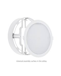 LED-downlight opbouw/inbouw 18W K3000 wit
