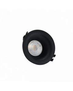 Inbouwspot GU10 – rond – zwart – IP20 – Ø86×41 mm – zonder lichtbron