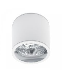 Opbouwspot AR111 GU10 – rond – wit – IP44 – 118×114 mm – zonder lichtbron