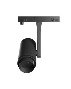 LED railspot met verstelbare lichtbundel voor smalle rail 7W K3000 48V Zwart