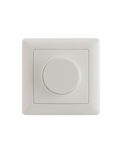 DALI-dimmer met draaiknop en schakelaar 80×80 mm – zonder ingebouwde voeding
