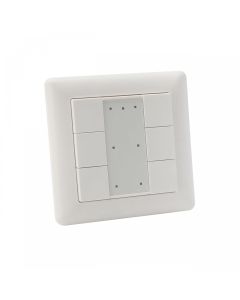 DALI-2-wandschakelaar met 6 knoppen en Master USB