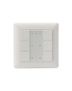DALI-2-wandschakelaar met 6 knoppen en Master USB