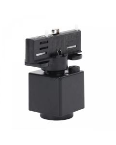 3-Fase Slim Railadapter met Aansluiting Zwart
