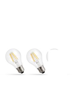 LED E27 A60 filamentlamp 3-pack 7W K2700 770lm
