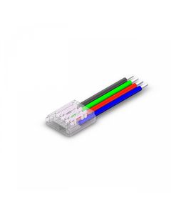 Strip-naar-kabelconnector voor SMD RGB LED-strip – 10 mm