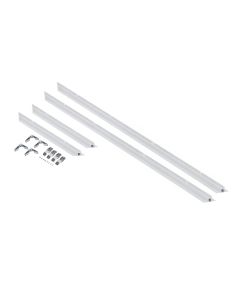 Inbouwframe LED Paneel 34x124 cm Wit