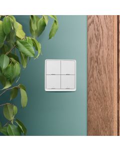 Smart wandschakelaar 4-voudig CCT dimbaar Easy Smart – 81×81×13 mm