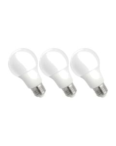 LED Lamp E27 9W K3000 820 lm – 3 stuks