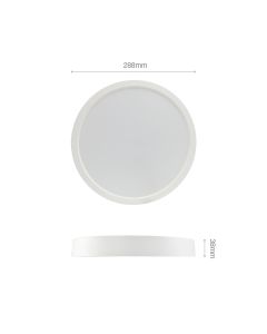 LED-plafondlamp opbouw 24W K4000 rond wit