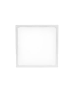 LED-plafondlamp opbouw 24W K4000 vierkant wit