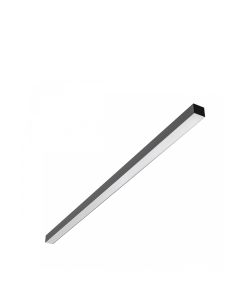 LED-lijnarmatuur 120 cm 20-40W CCT zwart IP20 verblindingsarm