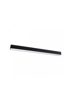 LED Lineaire plafondlamp 50W CCT K3000/K4000/K6500 5000 lm 120 cm – Zwart