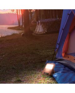 LED Bouwlamp 10W 100 lm/W IP54 – koud wit – oranje