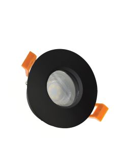 Inbouwspot GU10 – rond – zwart – IP65 – 83×51 mm – zonder lichtbron