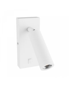 Wandlamp met schakelaar voor MR11 LED-lamp – Slank – Wit