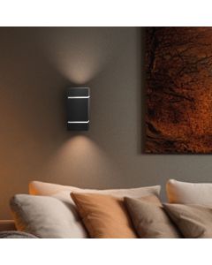 Wandlamp G9 – vierkant – zwart – IP20 – 80×150 mm – zonder lichtbron
