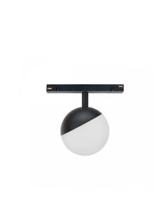 LED bolarmatuur voor rail 5W CCT 48V Ø100 mm Zwart