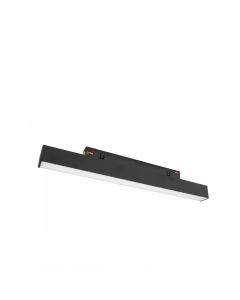 Langwerpig LED railarmatuur 8W CCT 48V 304 mm Zwart