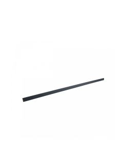 Afdekprofiel voor lage rail 48V 1 meter Zwart