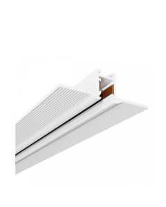 Randloze inbouwrail 48V 1 meter Wit