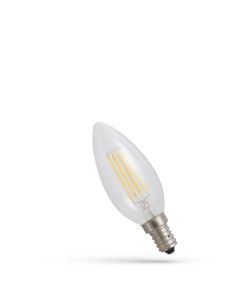 LED E14 C35 filament kaarslamp 5,5W K2700 800lm Dimbaar