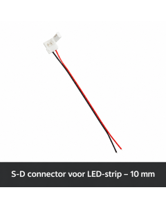 S-D connector voor LED-strip – 10 mm