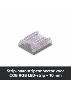 Strip-naar-stripconnector voor COB RGB LED-strip – 10 mm