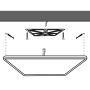 LED Opbouwpaneel 58,5x89,5 cm | 50W | CCT Dimbaar | 3000K-6000K | CRI90 | Afstandsbediening – foto 3