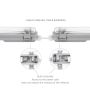 LED TL Armatuur 150cm Grijs 1x T8 G13 IP65 – foto 4