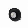 Inbouwspot GU10 – rond – zwart – IP20 – Ø86×41 mm – zonder lichtbron