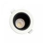 Inbouwspot GU10 – rond – wit/zwart – verblindingsarm – IP20 – Ø95×46 mm – zonder lichtbron